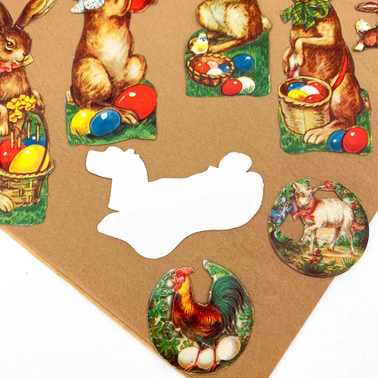 Easter Bunnies Loose Easter Paper Scrap Pack